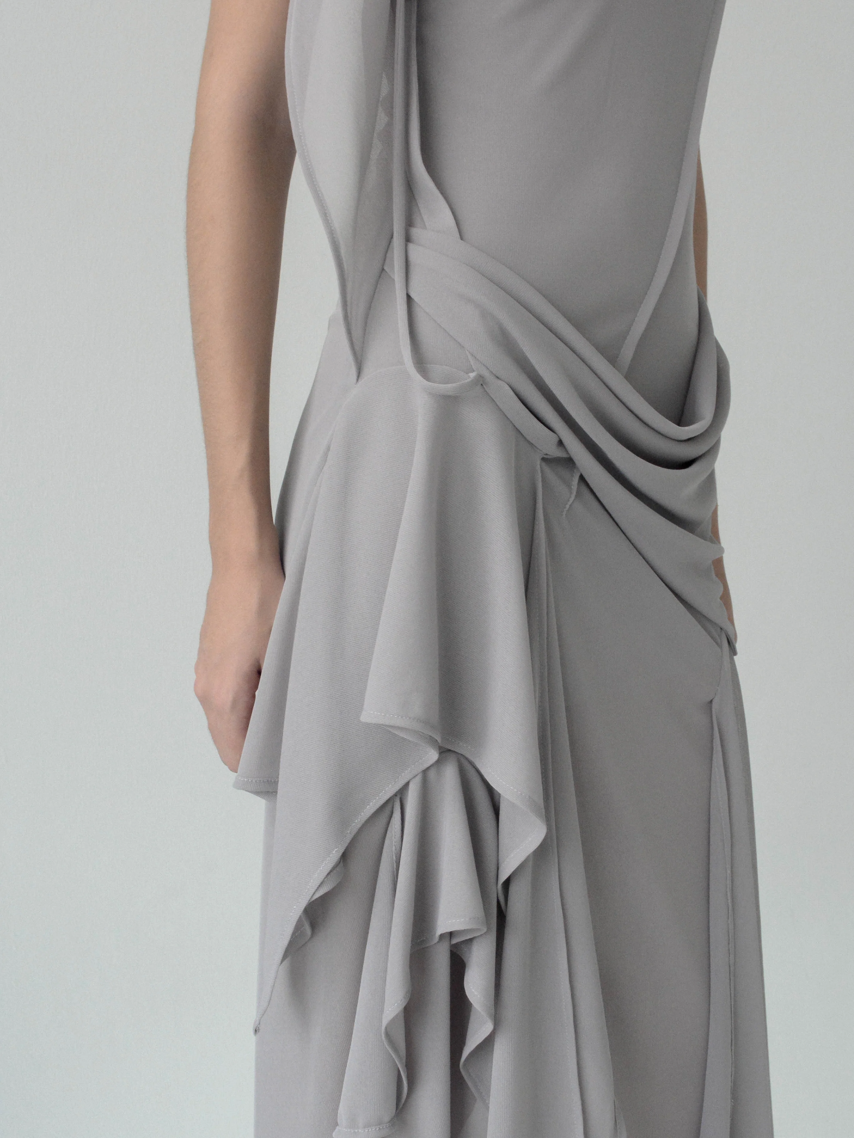 Antro Mesh Dress (Slate) - Image 6