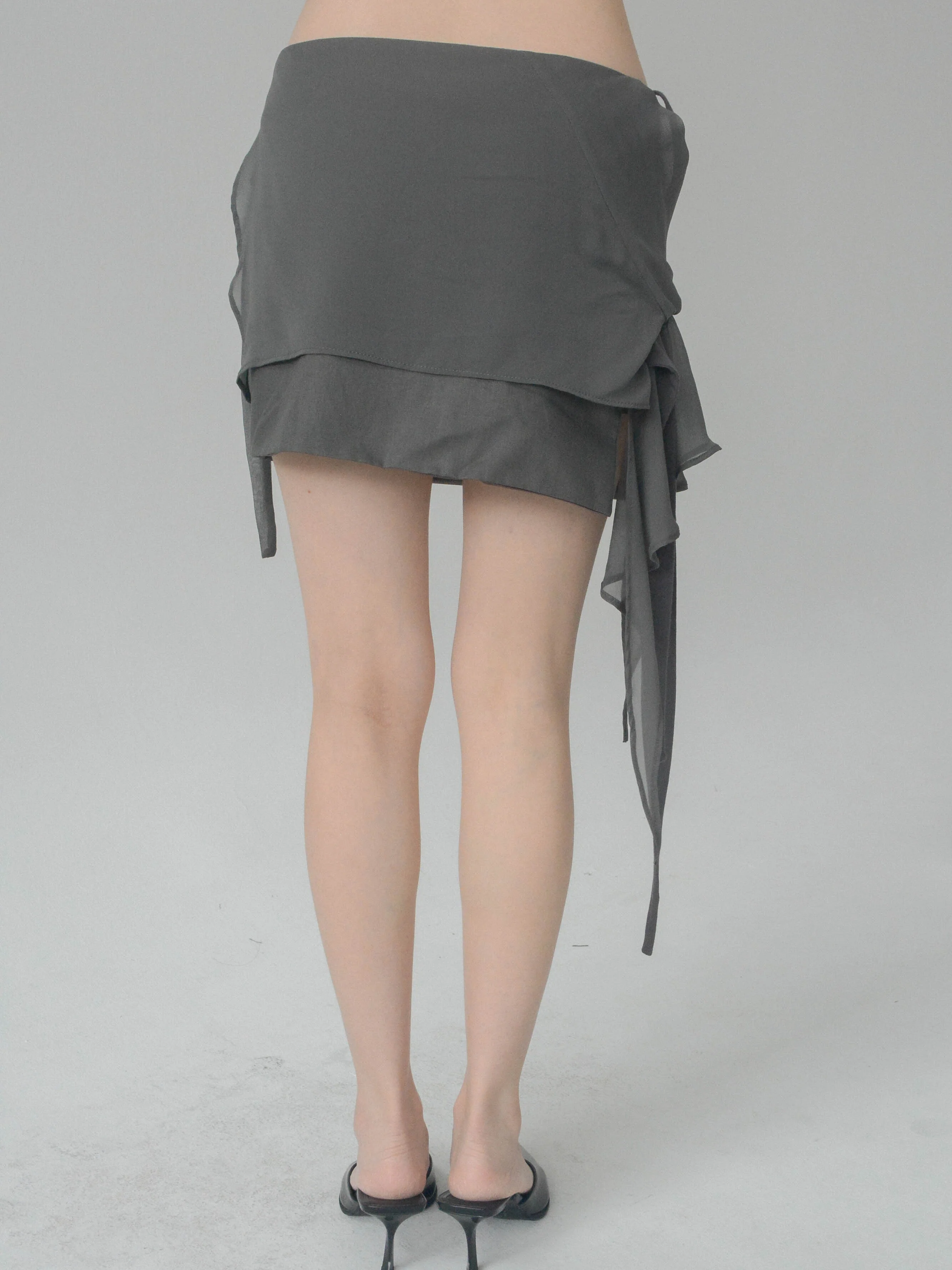Lerra Short Skirt (Grey) - Image 3